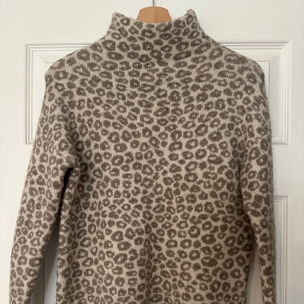 Christian Soriano New York turtleneck leopard sweater